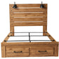 Pasklyn - Brown - Queen Panel Storage Bed