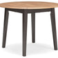 Gesthaven - Round Dining Room Drop Leaf Table Set