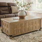 Ridgester - Lift Top Cocktail Table - Light Brown