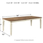 Realyn - Chipped White - Rectangular Dining Room Extension Table