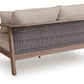 Harmony Headlands - Loveseat With Cushion - Natural / Gray