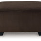 Kimlee - Chocolate - Oversized Accent Ottoman