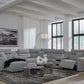 Modmax II - Reclining Sectional - Salt And Pepper