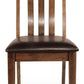 Ralene - Dining UPH Side Chair (Set of 2) - Medium Brown - Fraser Furniture & Mattresses