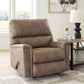 Navi - Fossil - Rocker Recliner - Faux Leather