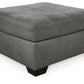 Pitkin - Oversized Accent Ottoman - Slate