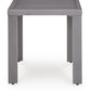Half Moon Beach - Square End Table - Gray