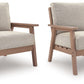 Grover Beach - Lounge Chair With Cushion (Set of 2) - Driftwood