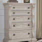 Bruchandi - Antique White - Five Drawer Chest