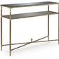 Cloverty - Aged Gold Finish - Sofa Table