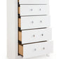 Maeling - Five Drawer Chest - Fraser Furniture & Mattresses