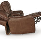 DeepWakes - Power Reclining Loveseat / Console / Adjustable Headrest