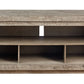 Krystanza - Weathered Gray - Xl TV Stand W/Fireplace Option