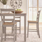 Harperfeld - Dining Room Counter Table Set (Set of 5) - Natural / Gray