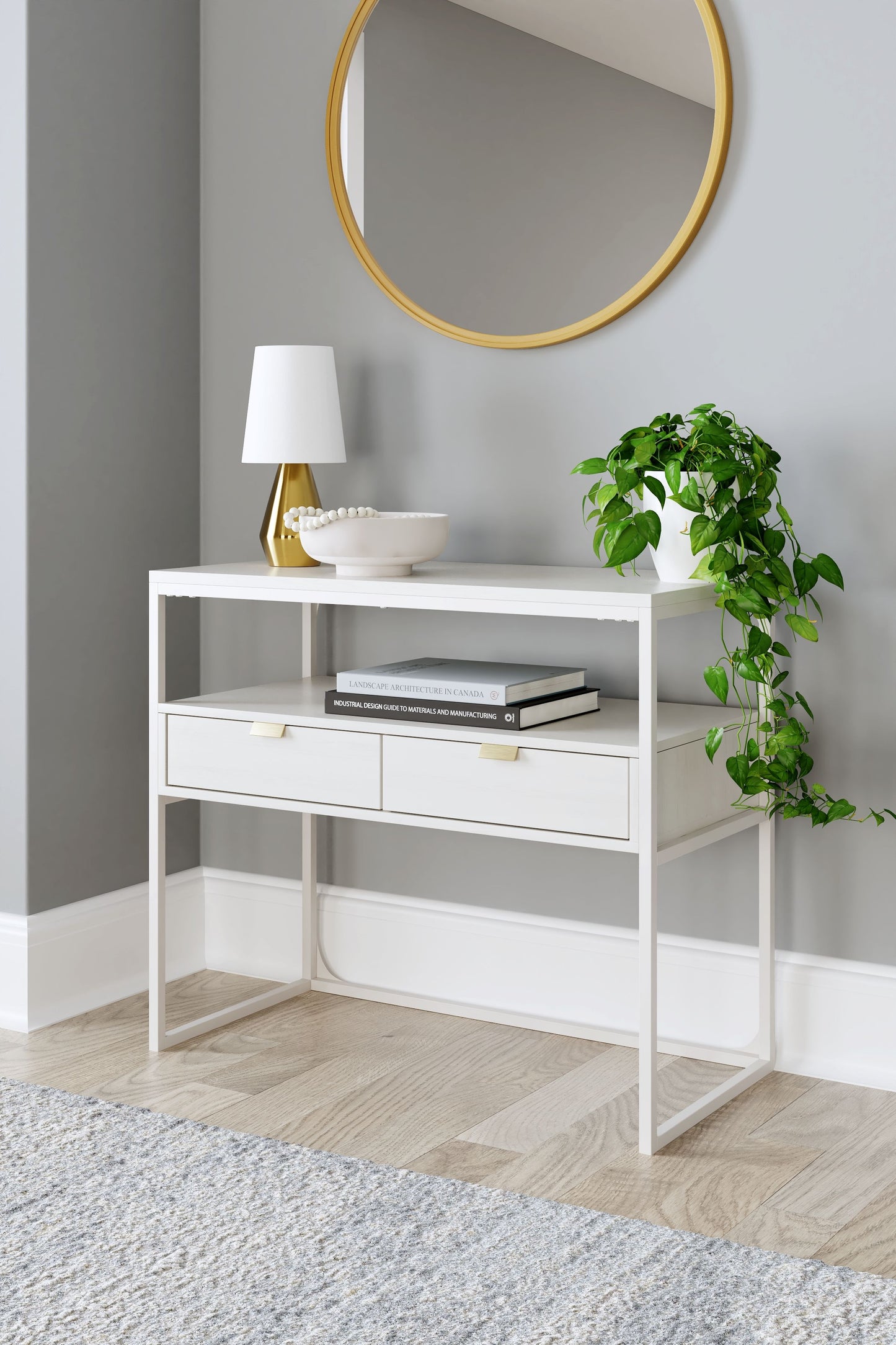 Deznee - White - Credenza