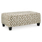 DOVEMONT OVERSIZED BACCENT OTTOMAN - PUTTY
