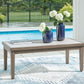 Rainier Ranch - Rectangular Cocktail Table - Brown / Beige