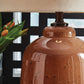 Aaleahya - Rust - Glass Table Lamp