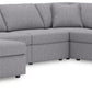 Modmax - U-Shaped Sectional - Granite