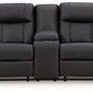 Mackmenville - Double Reclining Loveseat With Console