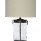 Tailynn - Clear / Bronze Finish - Glass Table Lamp