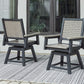 Mount Valley - Black / Driftwood - 7 Pc. - Dining Set