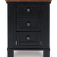 Wildenauer - Brown / Black - Chair Side End Table
