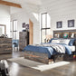 Drystan - Panel Bookcase Bed