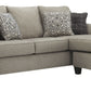Kestrel - Sofa Chaise - Pearl Silver