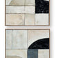 Bexlen - Tan / Taupe / Black - Wall Art Set (Set of 2)