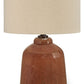 Aaleahya - Rust - Glass Table Lamp