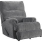 Man Fort - Graphite - Rocker Recliner - Fabric