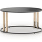 Hannerly - Occasional Table Set (Set of 3) - Black / Gold Finish