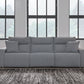 Modmax II - Reclining Sectional - Salt And Pepper