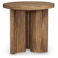 Austanny - Warm Brown - Round End Table