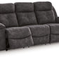 Brysonview - Reclining Sofa - Charcoal