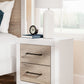 Charbitt - Two-tone - Two Drawer Night Stand