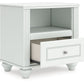 Kozlani - One Drawer Night Stand - White