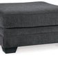 Tracling - Oversized Accent Ottoman - Slate