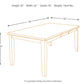 Ralene - Medium Brown - Rectangular Dining Room Butterfly Extension Table