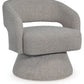 Nashkins - Swivel Accent Chair - Pebble
