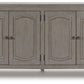 Charina - Antique Gray - Accent Cabinet