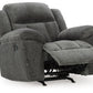 Frohn - Graphite - Rocker Recliner - Fabric