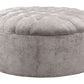 Carnaby - Linen - Oversized Accent Ottoman