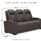 Hyllmont - Gray - Pwr Rec Sofa With Adj Headrest