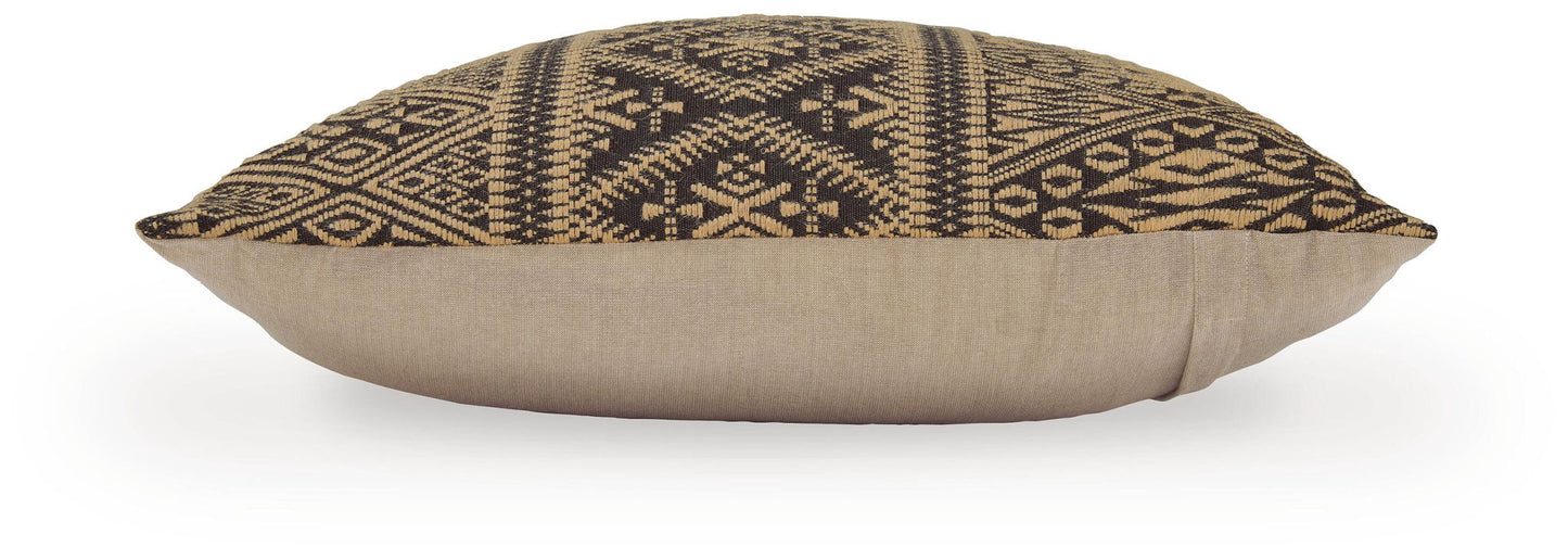 Davinwood - Pillow (Set of 4) - Gray Blue / Natural