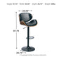 Bellatier - Adjustable Height Barstool