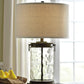 Tailynn - Clear / Bronze Finish - Glass Table Lamp