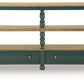 Finnworth - Console Sofa Table - Blue / Brown