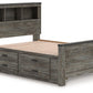 Frandern - Bookcase Panel Bed